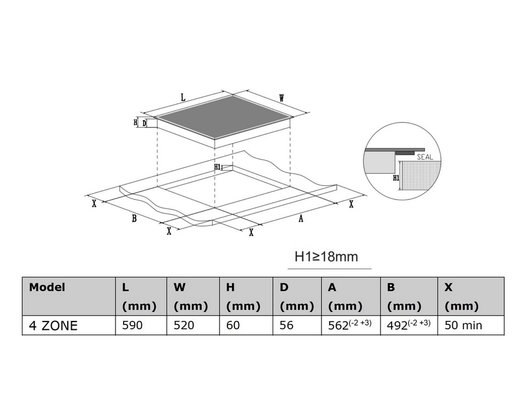 Варочная панель HAIER HHY-Y64TVTC
